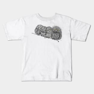 owl line Kids T-Shirt